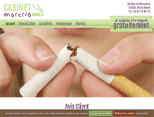 Tablet Screenshot of cabinetmarcris.com